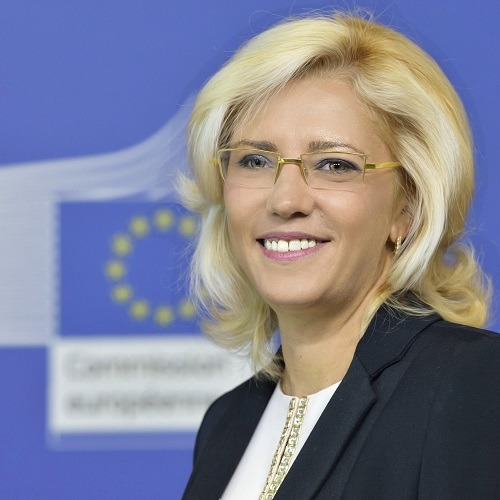 Una imagen reciente de la Comisaria Europea Corina Cretu